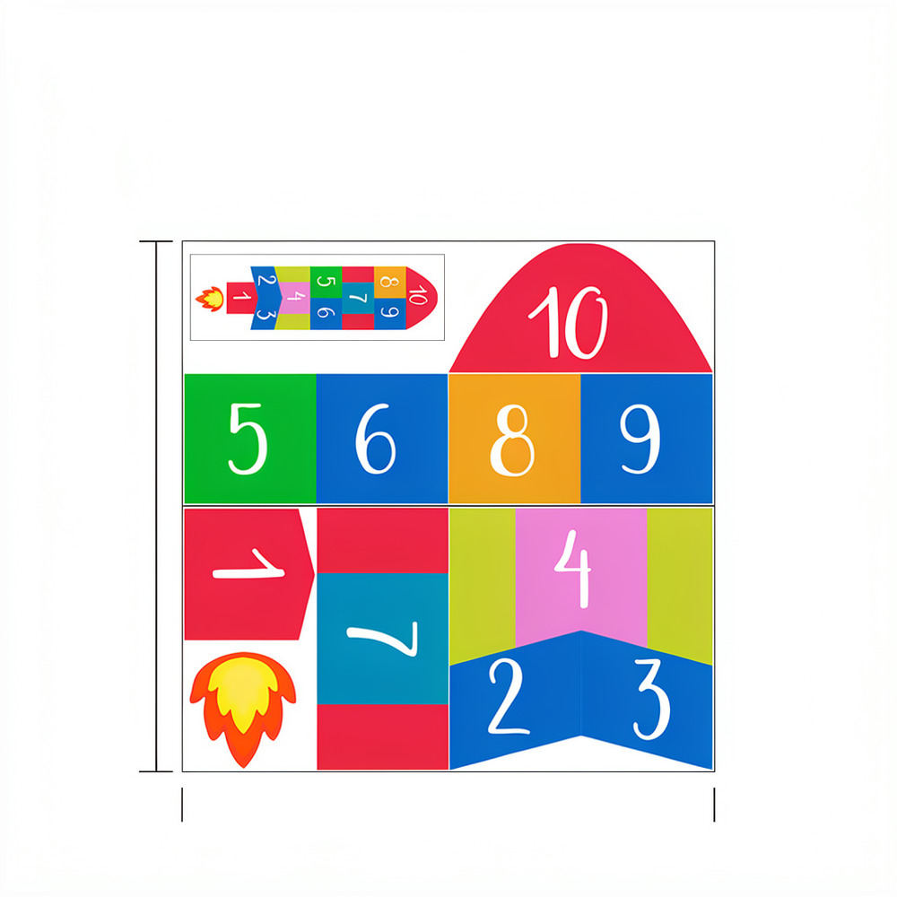 Pegatina de pared con diseño d - Kids Education Activities reseña y precio