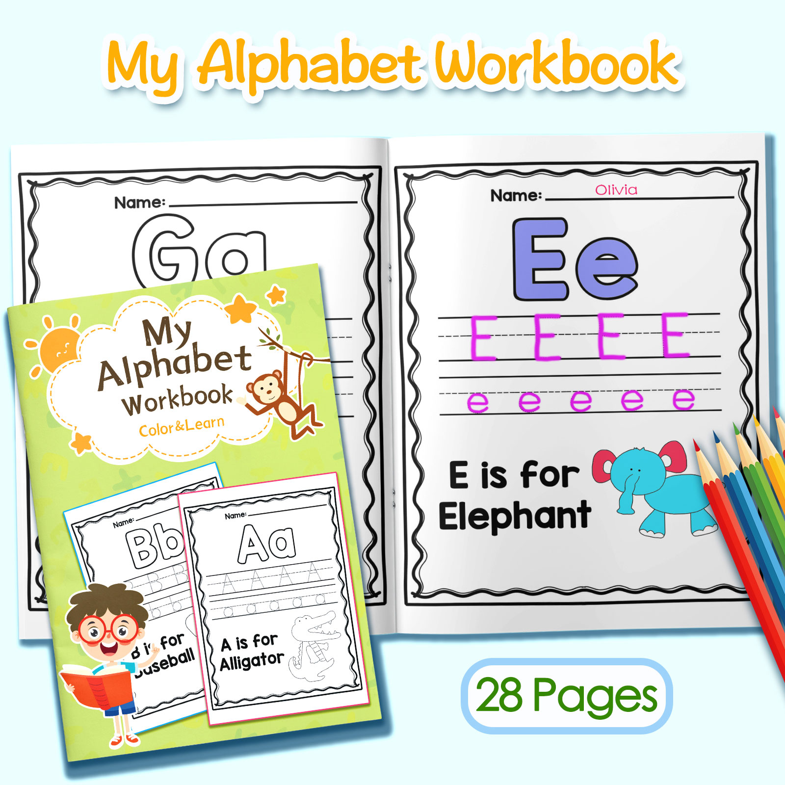 Cuaderno de actividades para c - Kids Education Activities reseña y precio