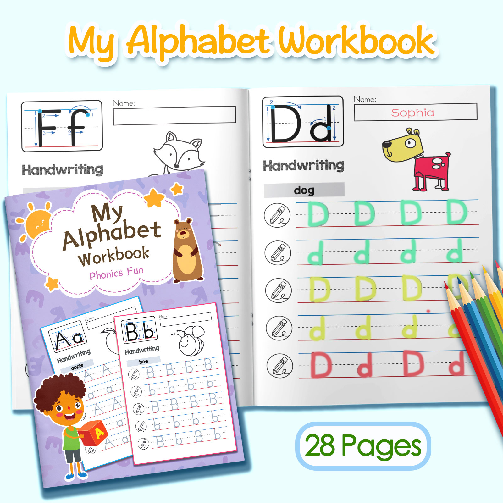 Cuaderno de actividades para c - Kids Education Activities reseña y precio